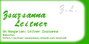 zsuzsanna leitner business card